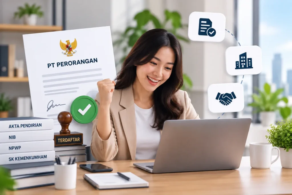 jasa pendirian pt perorangan resmi terima jadi legal industri