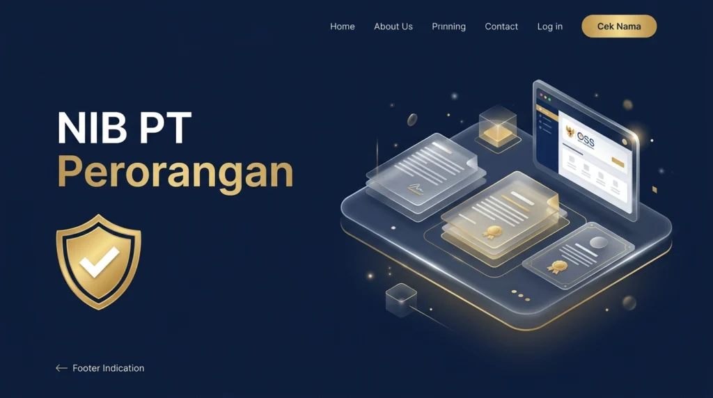 Cara Membuat NIB PT Perorangan
