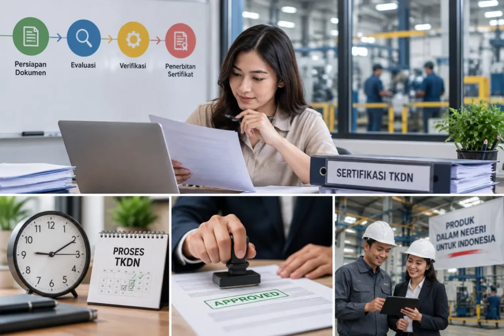 Proses dan tahapan waktu pengurusan sertifikasi TKDN Kemenperin bersama Legal Industri